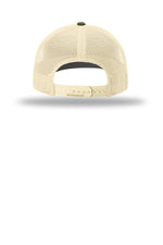 Richardson 112 Heather Grey Birch Army Olive - back Flat
