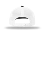 Richardson 112 Black White - back Flat