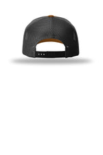 Richardson 112FPR Caramel Black Black - back Flat