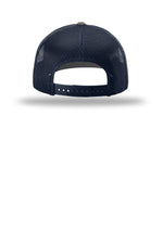 Richardson 112 Charcoal Navy - back Flat