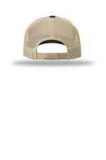 Richardson 112FPR Brown Khaki Khaki - back Flat