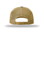Richardson 112FP Heather Grey Amber Gold - back Flat
