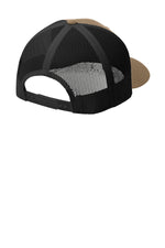 Sport-Tek STC39 Elm Brown Black - back Flat