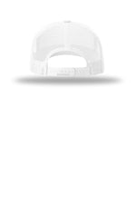 Richardson 112FPR White Navy - back Flat