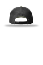 Richardson 112FPR Loden Black Black - back Flat