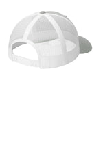Sport-Tek STC39 Heather Grey White - back Flat