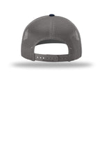 Richardson 112 Grey Charcoal Navy - back Flat