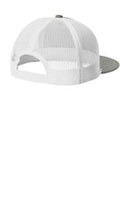 Port Authority C407 Heather Grey White - back Flat