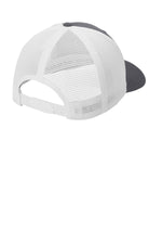 Port Authority C110 Graphite White - back Flat