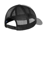 Sport-Tek STC39 Heather Grey Black - back Flat