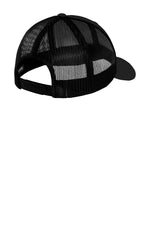 Sport-Tek STC39 Black Black - back Flat