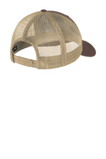Sport-Tek STC39 Chocolate Brown Khaki - back Flat
