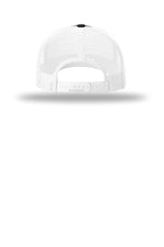 Richardson 112FP Black White - back Flat