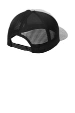 Port Authority C110 Heather Silver Black - back Flat