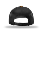 Richardson 112 Caramel Black - back Flat