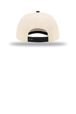 Richardson 356 Cream Cream Black - back Flat