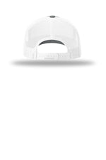 Richardson 112FPR Heather Grey White White - back Flat