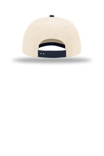Richardson 356 Cream Cream Navy - back Flat