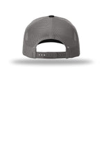 Richardson 112FPR Black Charcoal Charcoal - back Flat