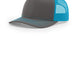 Richardson 112 Charcoal Neon Blue - color Product Image