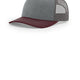Richardson 112 Heather Grey Charcoal Maroon - color Product Image