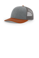 Richardson 112 Heather Grey Charcoal Dark Orange - color Product Image