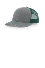 Richardson 112 Heather Grey Dark Green - color Product Image