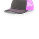Richardson 112 Charcoal Neon Pink - color Product Image