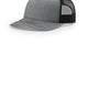Richardson 112FP Heather Grey Black - color Product Image