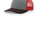 Richardson 112 Heather Grey Red Black - color Product Image