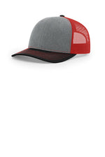 Richardson 112 Heather Grey Red Black - color Product Image