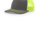 Richardson 112 Charcoal Neon Yellow - color Product Image