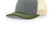 Richardson 112 Heather Grey Birch Army Olive - color Product Image