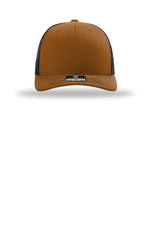 Richardson 112 Caramel Black - front Flat
