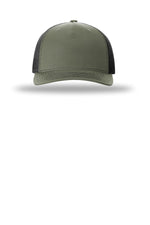 Richardson 112FP Loden Black - front Flat