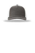 Richardson 112FP Charcoal White - front Flat