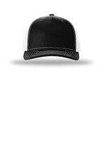 Richardson 112FP Black White - front Flat