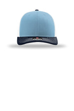 Richardson 112 Columbia Blue White Navy - front Flat
