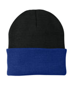 Port Authority CP90 Black Athletic Royal - front Flat