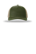 Richardson 112FP Army Olive Tan - front Flat