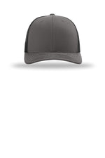 Richardson 112 Charcoal Black - front Flat