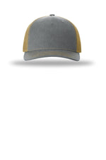 Richardson 112FP Heather Grey Amber Gold - front Flat