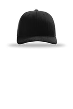 Richardson 112 Black - front Flat