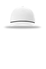 Richardson 112FPR White Black - front Flat