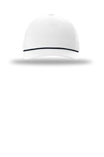 Richardson 112FPR White Navy - front Flat