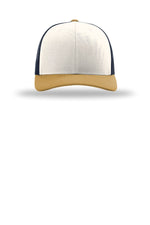 Richardson 112 Cream Navy Amber Gold - front Flat