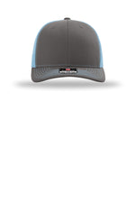 Richardson 112 Charcoal Columbia Blue - front Flat