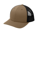Sport-Tek STC39 Elm Brown Black - front Model