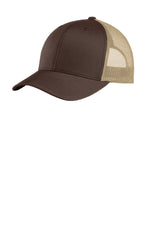 Sport-Tek STC39 Chocolate Brown Khaki - front Model