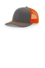 Richardson 112 Charcoal Orange - front Model